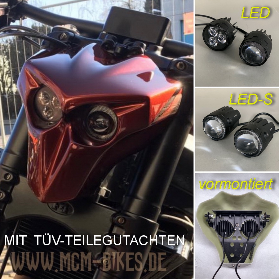 Lampenmasken GFK - MGM-Bikes